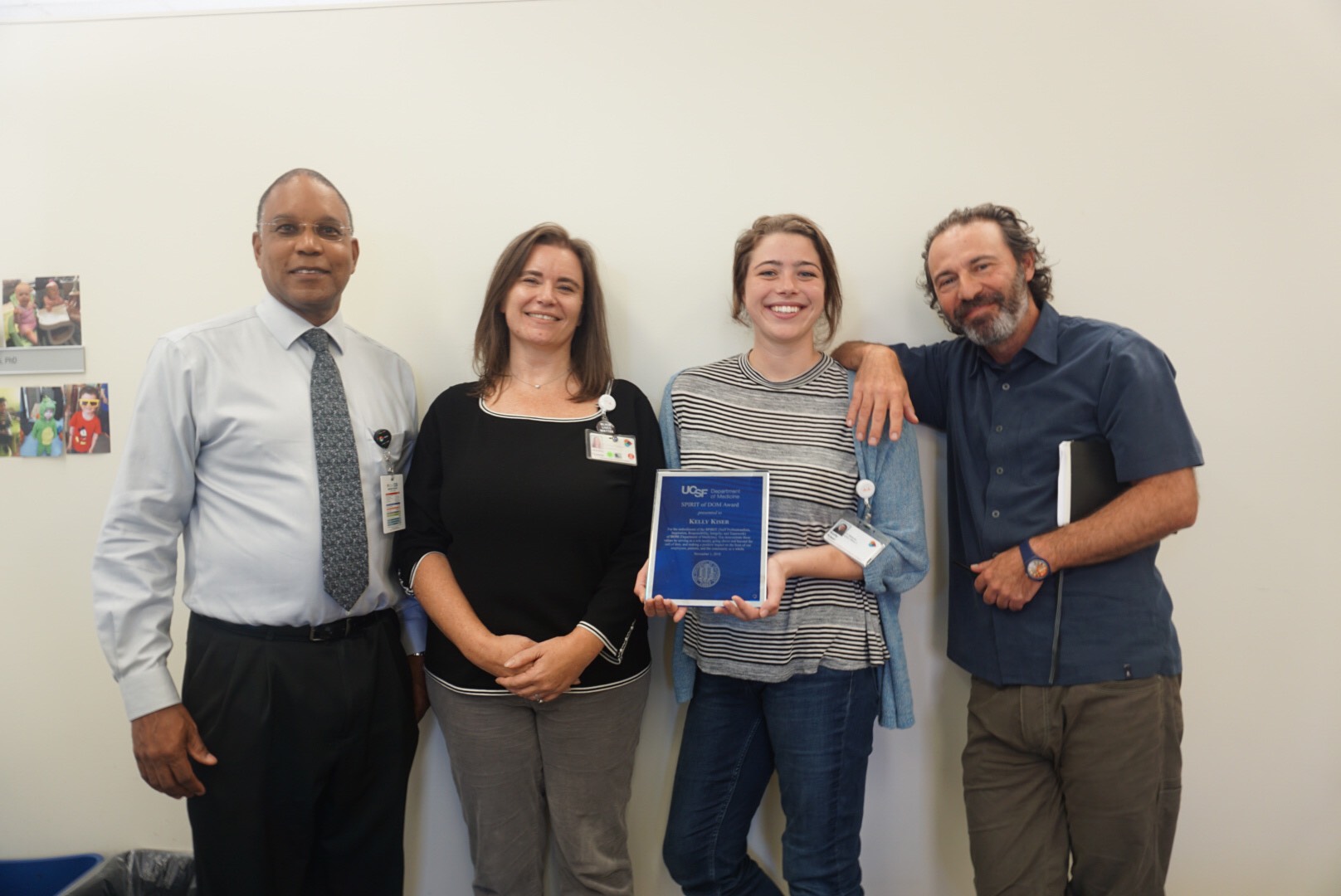 Kelly Kiser with ZSFG team