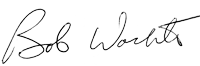 Bob Wachter Signature