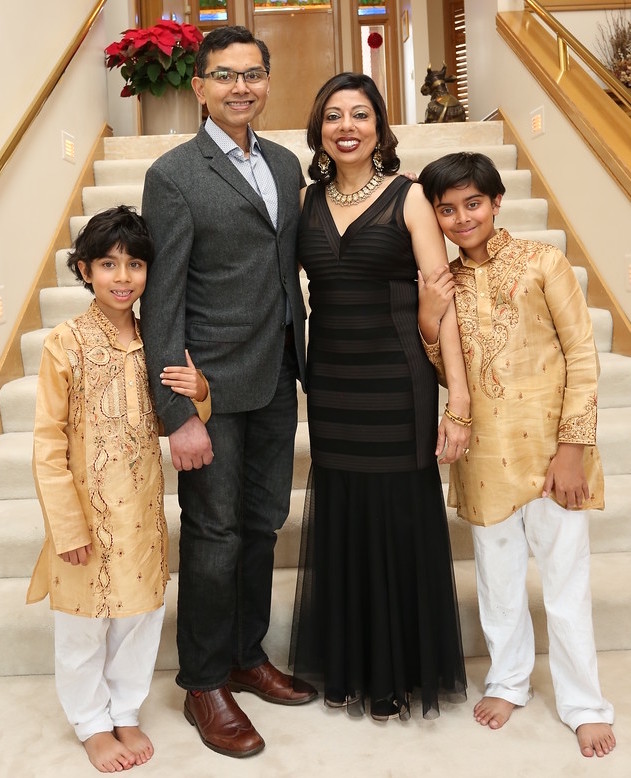 Rakesh Mishra and family