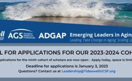 Call for Applications: Tideswell Emerging Leaders in Aging Program