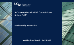 A Conversation with FDA Commissioner Robert Califf