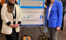 Izabel and Ellie at Symposium