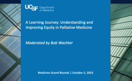 A Learning Journey: Understanding and Improving Equity ​in Palliative Medicine​