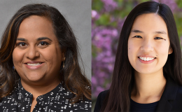 Sheiphali Gandhi and Monica Yang received the Irene Perstein Award from the UCSF School of Medicine and the Mount Zion Health Fund.