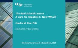 The Rudi Schmid Lecture: A Cure for Hepatitis C: Now What?