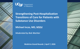 Post-Hospitalization Care for Patients with Substance Use Disorders