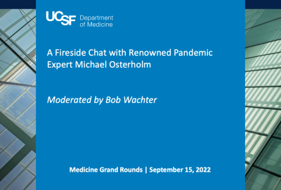 A Fireside Chat with Renowned Pandemic Expert Michael Osterholm